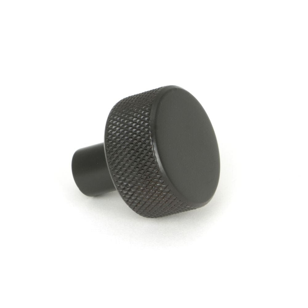 From The Anvil Cabinet Hardware Aged Bronze / Cabinet Knobs / 25mm Dia. From The Anvil - Aged Bronze Brompton Cabinet Knob - 25mm (No rose)