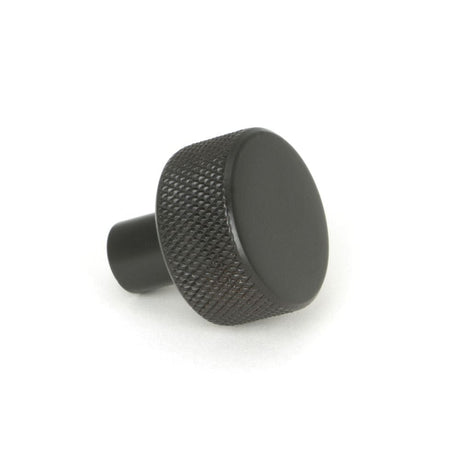 From The Anvil Cabinet Hardware Aged Bronze / Cabinet Knobs / 25mm Dia. From The Anvil - Aged Bronze Brompton Cabinet Knob - 25mm (No rose)