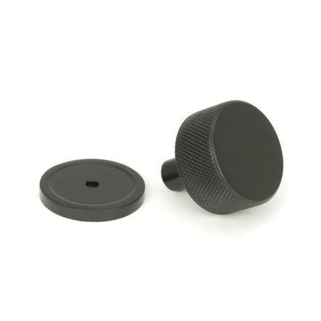 From The Anvil Cabinet Hardware Aged Bronze / Cabinet Knobs / 32mm Dia. From The Anvil - Aged Bronze Brompton Cabinet Knob - 32mm (Plain)