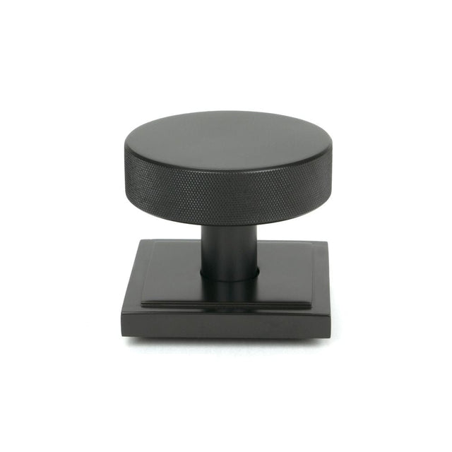 From The Anvil Door Furniture Aged Bronze / Square Centre Door Knob From The Anvil - Aged Bronze Brompton Centre Door Knob (Square)