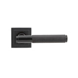 From The Anvil Door Furniture Aged Bronze / Square Rose From The Anvil - Aged Bronze Brompton Lever on Rose Set (Square)