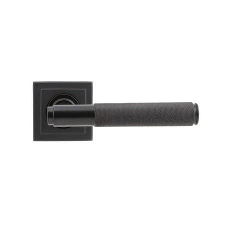 From The Anvil Door Furniture Aged Bronze / Square Rose From The Anvil - Aged Bronze Brompton Lever on Rose Set (Square)