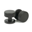 From The Anvil Door Furniture Aged Bronze / Mortice/Rim Knobs From The Anvil - Aged Bronze Brompton Mortice/Rim Knob Set (Art Deco)