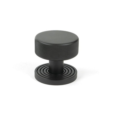 From The Anvil Door Furniture Aged Bronze / Mortice/Rim Knobs From The Anvil - Aged Bronze Brompton Mortice/Rim Knob Set (Beehive)