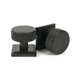 From The Anvil Door Furniture Aged Bronze / Mortice/Rim Knobs From The Anvil - Aged Bronze Brompton Mortice/Rim Knob Set (Square)