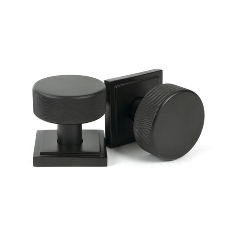 From The Anvil Door Furniture Aged Bronze / Mortice/Rim Knobs From The Anvil - Aged Bronze Brompton Mortice/Rim Knob Set (Square)