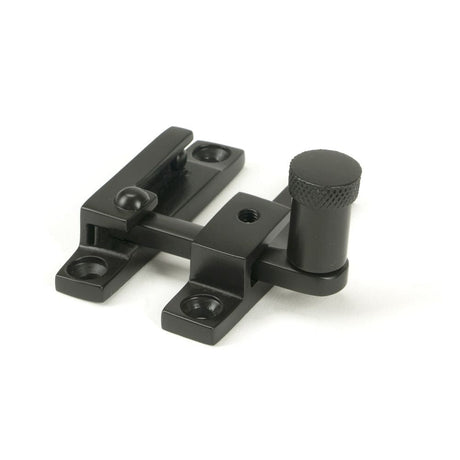 From The Anvil Window Furniture Aged Bronze / Sash Window Quadrant Fasteners / Yes From The Anvil - Aged Bronze Brompton Quadrant Fastener - Narrow