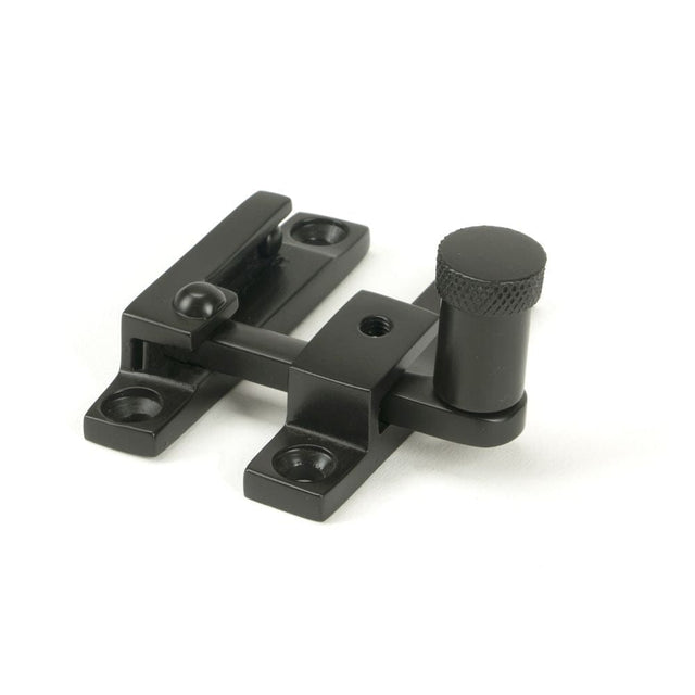 From The Anvil Window Furniture Aged Bronze / Sash Window Quadrant Fasteners / Yes From The Anvil - Aged Bronze Brompton Quadrant Fastener - Narrow