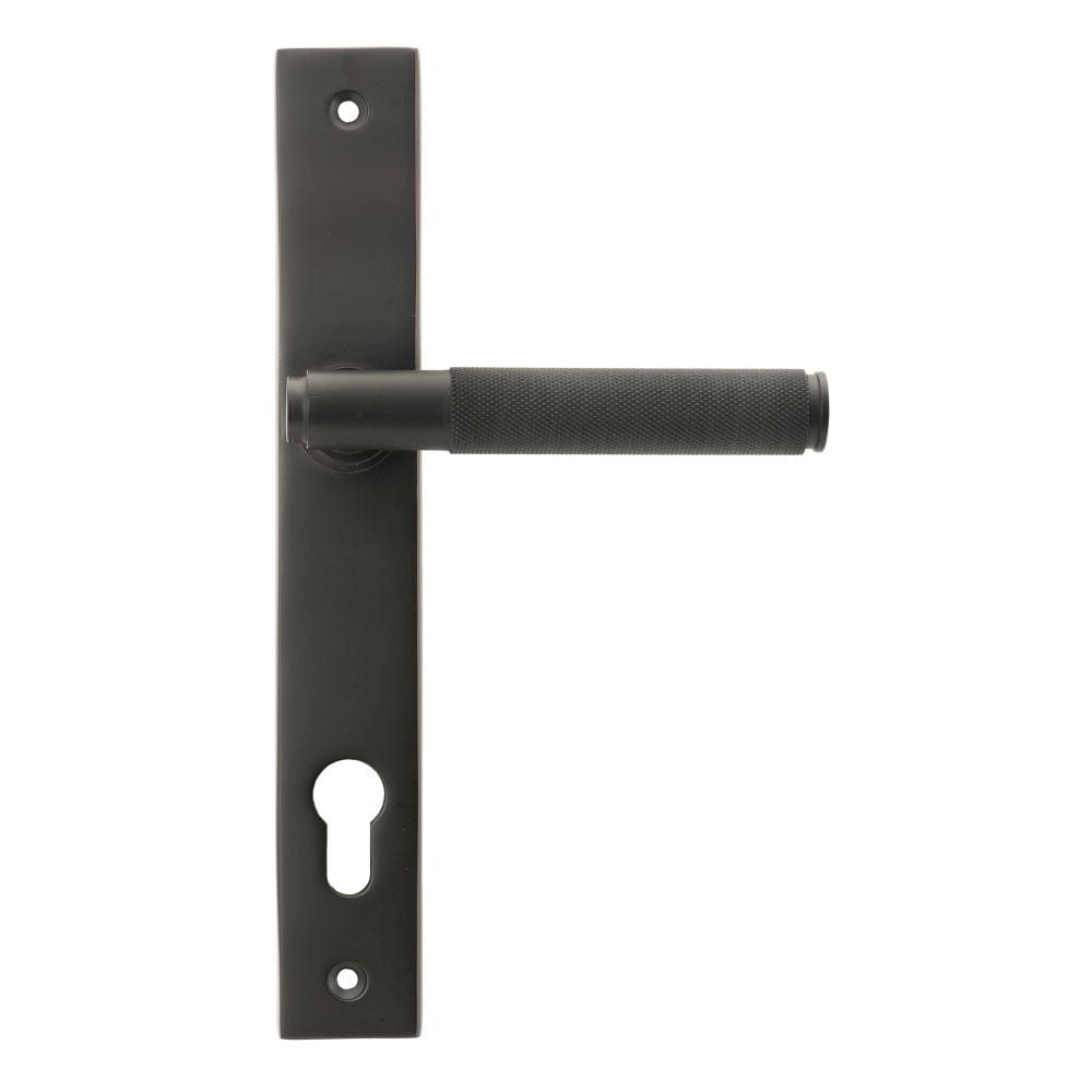 From The Anvil Door Furniture Aged Bronze / Multi Point Lock Set / 92mm c/c From The Anvil - Aged Bronze Brompton Slimline Lever Espag. Lock Set