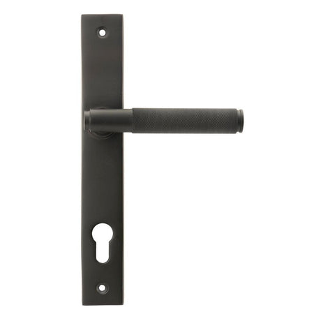 From The Anvil Door Furniture Aged Bronze / Multi Point Lock Set / 92mm c/c From The Anvil - Aged Bronze Brompton Slimline Lever Espag. Lock Set