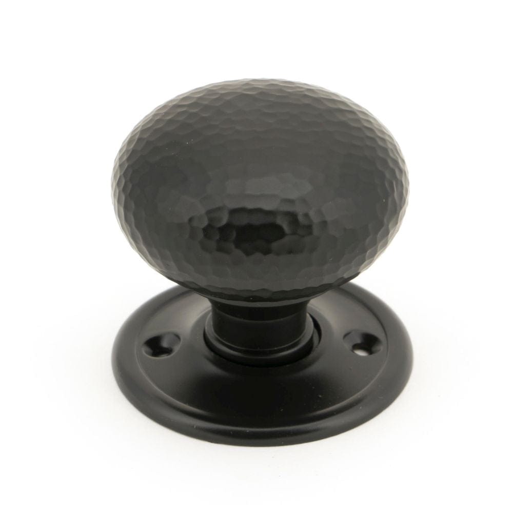 From The Anvil Door Furniture Aged Bronze / Mortice/Rim Knobs From The Anvil - Aged Bronze Hammered Mushroom Mortice/Rim Knob Set