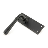 From The Anvil Door Furniture Aged Bronze / Latch Handles From The Anvil - Aged Bronze Hammered Newbury Lever Latch Set