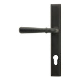 From The Anvil Door Furniture Aged Bronze / Multi Point Lock Set / 92mm c/c From The Anvil - Aged Bronze Hammered Newbury Slimline Espag. Lock Set