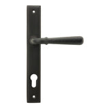From The Anvil Door Furniture Aged Bronze / Multi Point Lock Set / 92mm c/c From The Anvil - Aged Bronze Hammered Newbury Slimline Espag. Lock Set