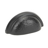 From The Anvil Cabinet Hardware Aged Bronze / Cabinet Cup Pulls From The Anvil - Aged Bronze Hammered Regency Concealed Drawer Pull