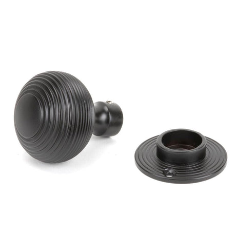 From The Anvil Door Furniture Aged Bronze / Mortice/Rim Knobs From The Anvil - Aged Bronze Heavy Beehive Mortice/Rim Knob Set