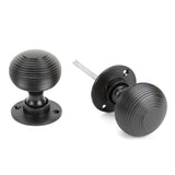 From The Anvil Door Furniture Aged Bronze / Mortice/Rim Knobs From The Anvil - Aged Bronze Heavy Beehive Mortice/Rim Knob Set