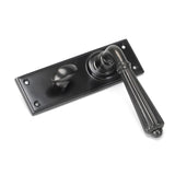 From The Anvil Door Furniture Aged Bronze / Bathroom Lock Handles From The Anvil - Aged Bronze Hinton Lever Bathroom Set