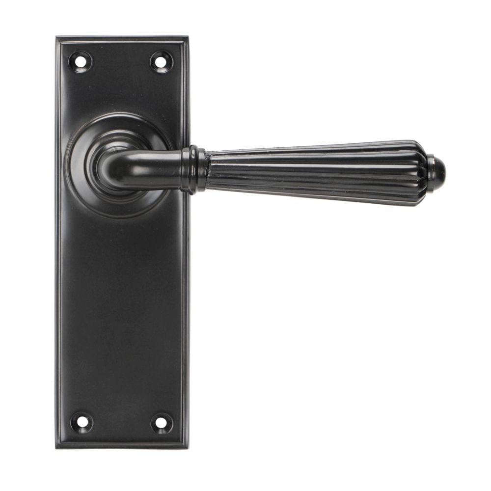 From The Anvil Door Furniture Aged Bronze / Latch Handles From The Anvil - Aged Bronze Hinton Lever Latch Set