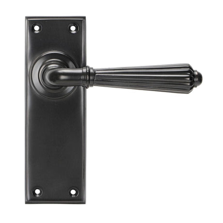 From The Anvil Door Furniture Aged Bronze / Latch Handles From The Anvil - Aged Bronze Hinton Lever Latch Set