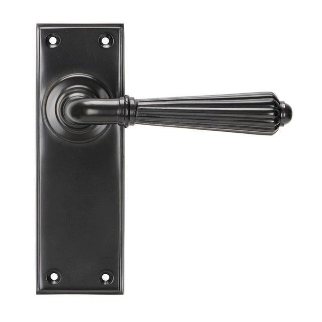 From The Anvil Door Furniture Aged Bronze / Latch Handles From The Anvil - Aged Bronze Hinton Lever Latch Set
