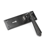 From The Anvil Door Furniture Aged Bronze / Std. Lock Handles From The Anvil - Aged Bronze Hinton Lever Lock Set