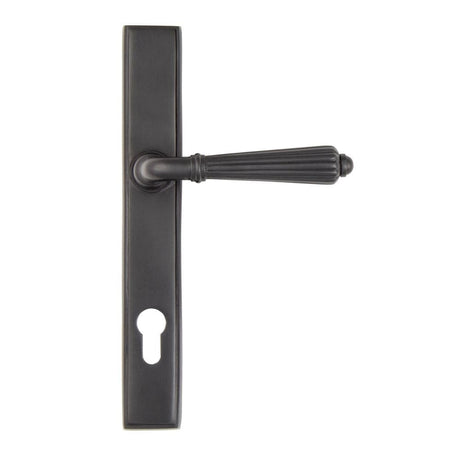 From The Anvil Door Furniture Aged Bronze / Multi Point Lock Set / 92mm c/c From The Anvil - Aged Bronze Hinton Slimline Lever Espag. Lock Set