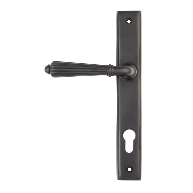 From The Anvil Door Furniture Aged Bronze / Multi Point Lock Set / 92mm c/c From The Anvil - Aged Bronze Hinton Slimline Lever Espag. Lock Set