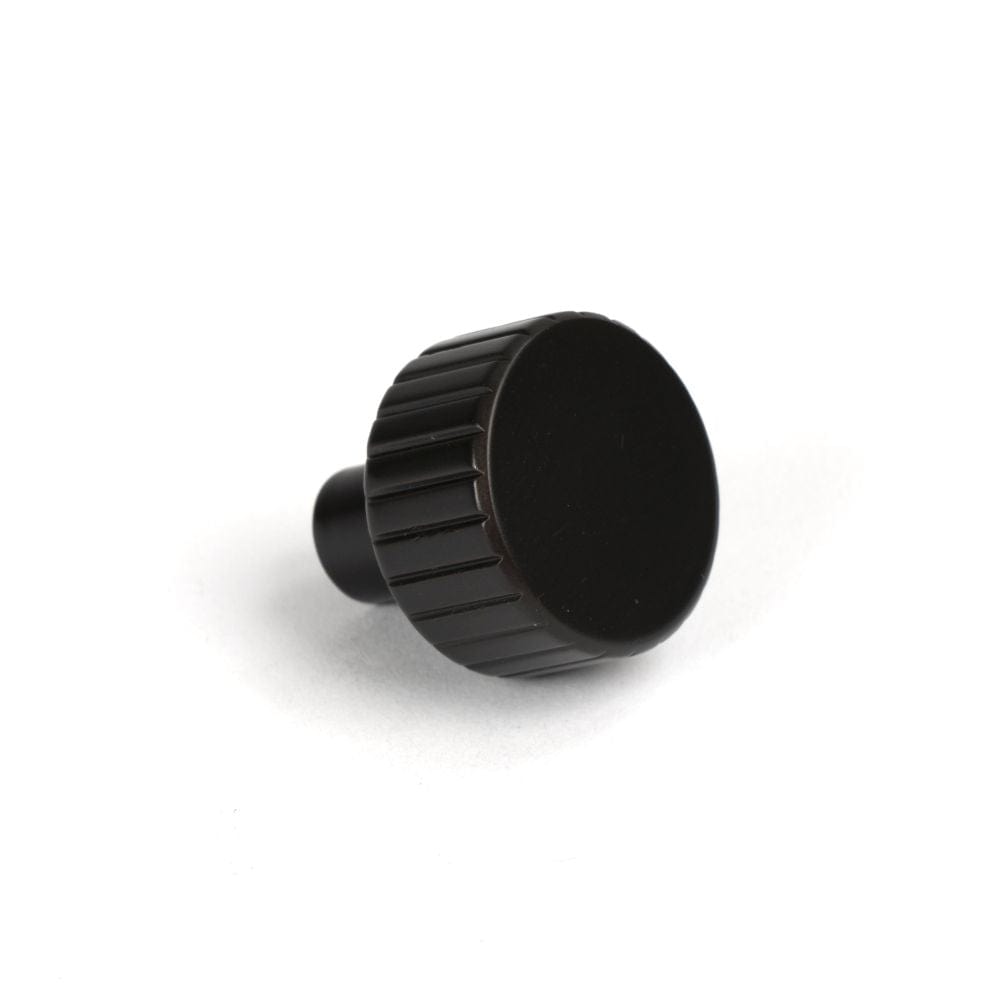 From The Anvil Cabinet Hardware Aged Bronze / Cabinet Knobs / 25mm Dia. From The Anvil - Aged Bronze Judd Cabinet Knob - 25mm (No rose)