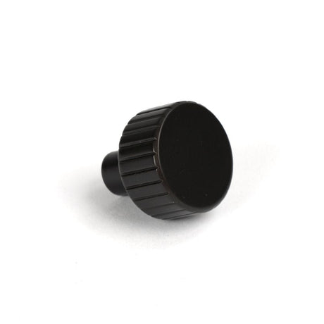 From The Anvil Cabinet Hardware Aged Bronze / Cabinet Knobs / 25mm Dia. From The Anvil - Aged Bronze Judd Cabinet Knob - 25mm (No rose)