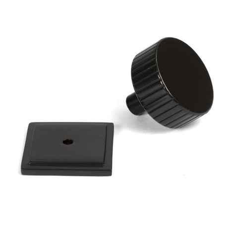 From The Anvil Cabinet Hardware Aged Bronze / Cabinet Knobs / 38mm Dia. From The Anvil - Aged Bronze Judd Cabinet Knob - 38mm (Square)