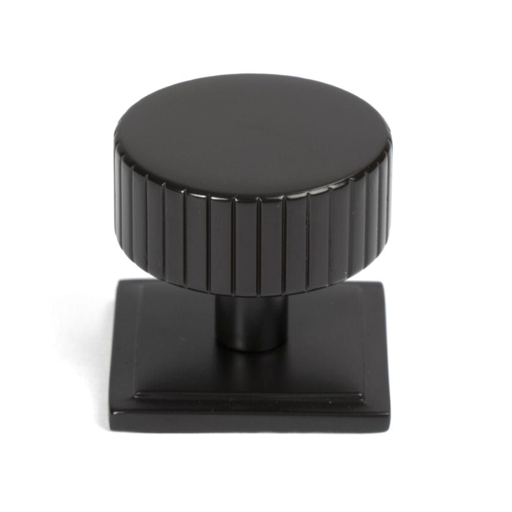 From The Anvil Cabinet Hardware Aged Bronze / Cabinet Knobs / 38mm Dia. From The Anvil - Aged Bronze Judd Cabinet Knob - 38mm (Square)