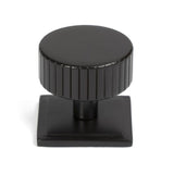 From The Anvil Cabinet Hardware Aged Bronze / Cabinet Knobs / 38mm Dia. From The Anvil - Aged Bronze Judd Cabinet Knob - 38mm (Square)