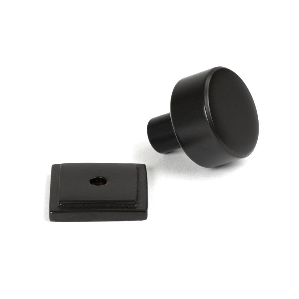 From The Anvil Cabinet Hardware Aged Bronze / Cabinet Knobs / 25mm Dia. From The Anvil - Aged Bronze Kelso Cabinet Knob - 25mm (Square)