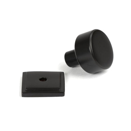 From The Anvil Cabinet Hardware Aged Bronze / Cabinet Knobs / 25mm Dia. From The Anvil - Aged Bronze Kelso Cabinet Knob - 25mm (Square)