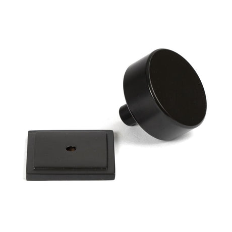 From The Anvil Cabinet Hardware Aged Bronze / Cabinet Knobs / 38mm Dia. From The Anvil - Aged Bronze Kelso Cabinet Knob - 38mm (Square)