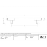 From The Anvil Cabinet Hardware Aged Bronze / Cabinet Pull Handles / Medium From The Anvil - Aged Bronze Kelso Pull Handle - Medium