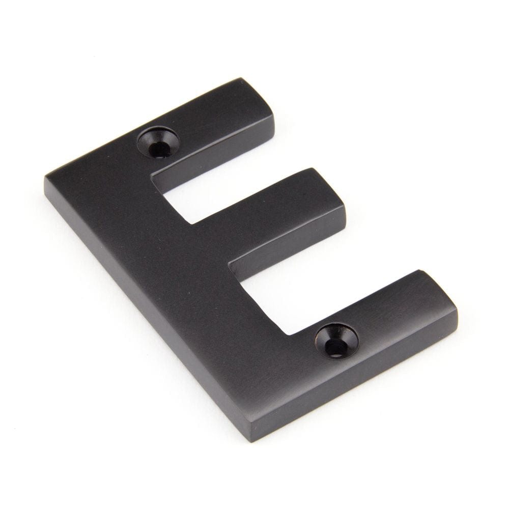 From The Anvil Door Furniture Aged Bronze / Letters / E From The Anvil - Aged Bronze Letter E
