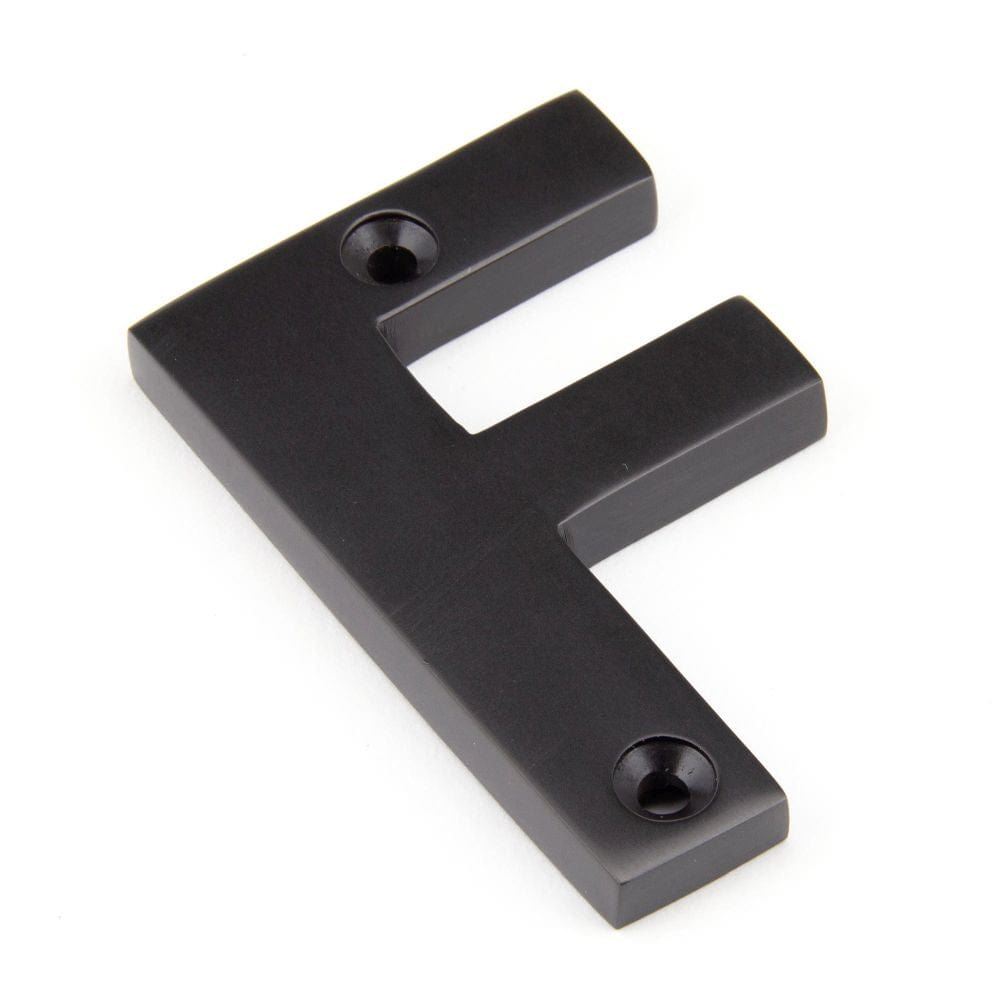 From The Anvil Door Furniture Aged Bronze / Letters / F From The Anvil - Aged Bronze Letter F