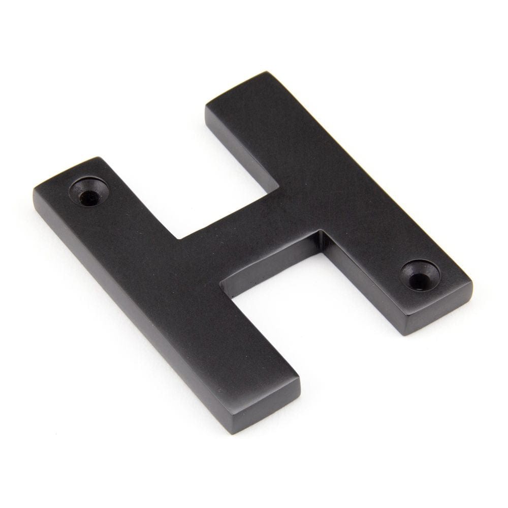 From The Anvil Door Furniture Aged Bronze / Letters / H From The Anvil - Aged Bronze Letter H