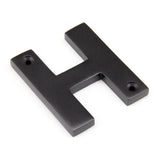 From The Anvil Door Furniture Aged Bronze / Letters / H From The Anvil - Aged Bronze Letter H