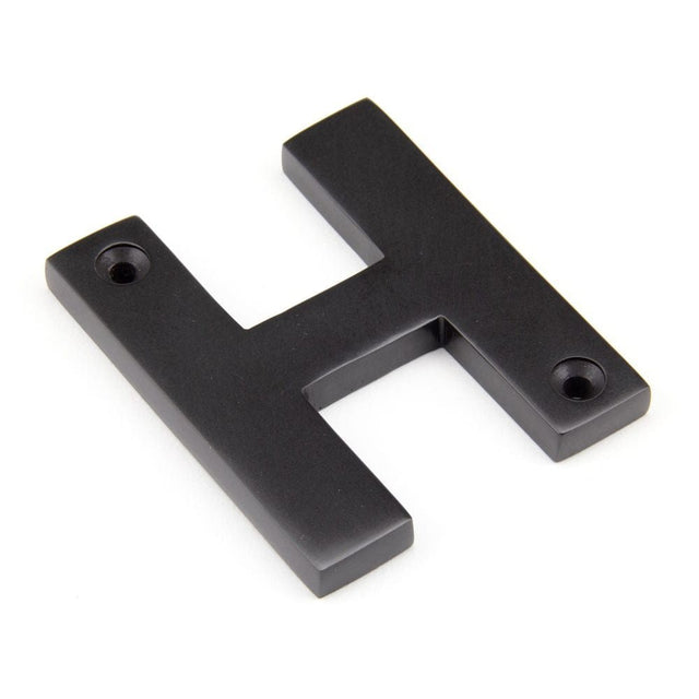 From The Anvil Door Furniture Aged Bronze / Letters / H From The Anvil - Aged Bronze Letter H
