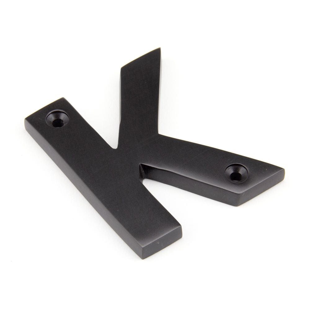 From The Anvil Door Furniture Aged Bronze / Letters / K From The Anvil - Aged Bronze Letter K