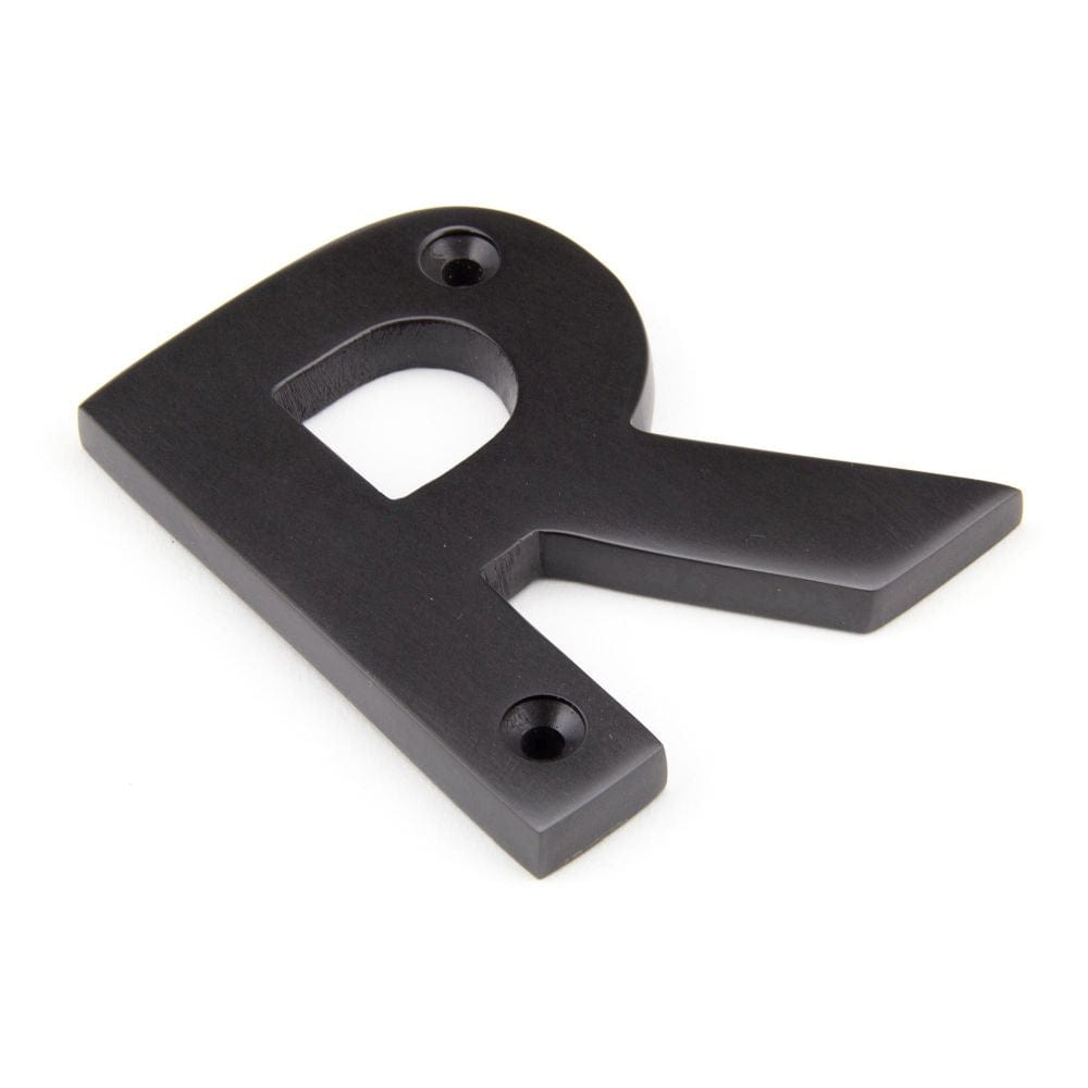From The Anvil Door Furniture Aged Bronze / Letters / R From The Anvil - Aged Bronze Letter R