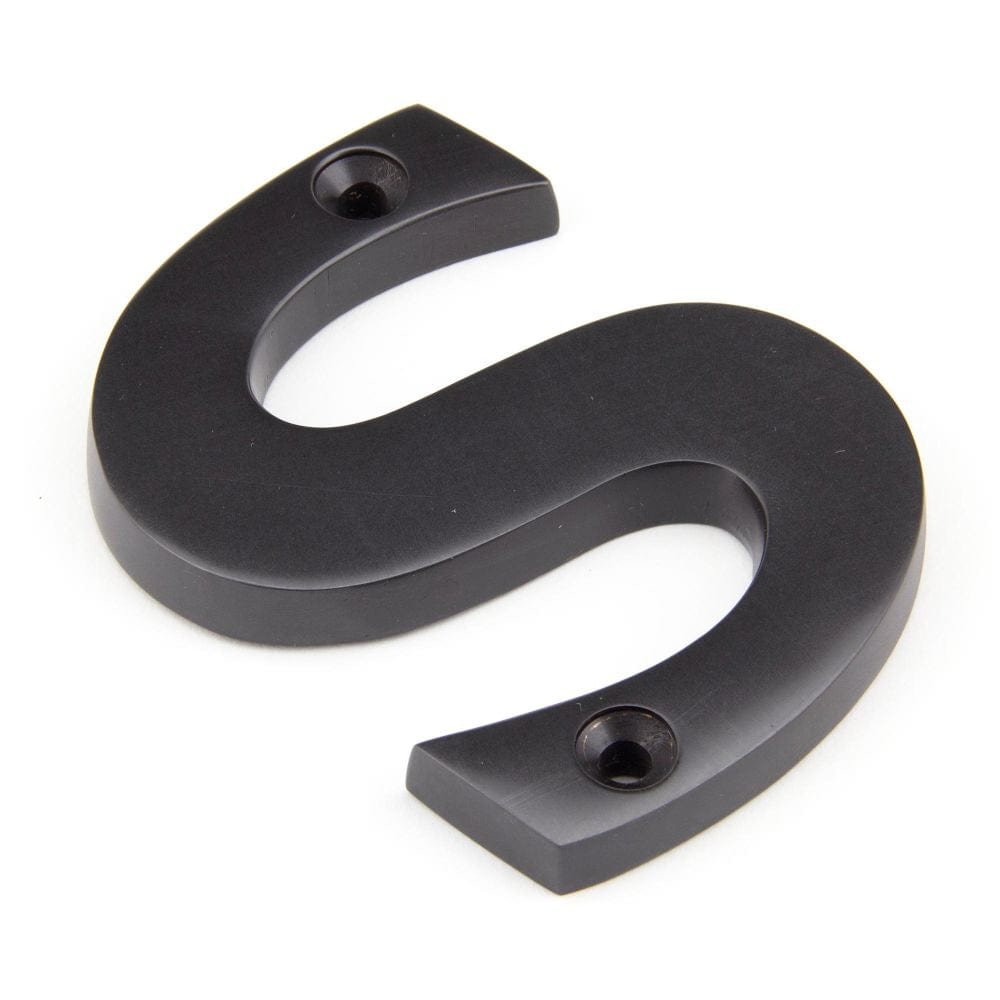 From The Anvil Door Furniture Aged Bronze / Letters / S From The Anvil - Aged Bronze Letter S