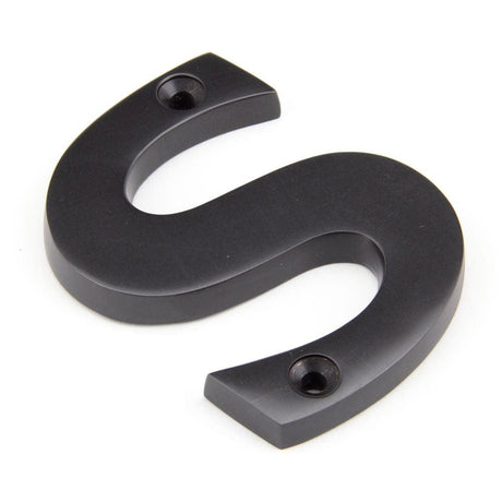 From The Anvil Door Furniture Aged Bronze / Letters / S From The Anvil - Aged Bronze Letter S