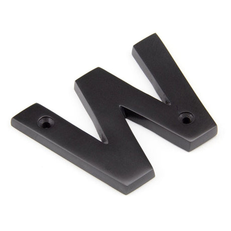 From The Anvil Door Furniture Aged Bronze / Letters / W From The Anvil - Aged Bronze Letter W