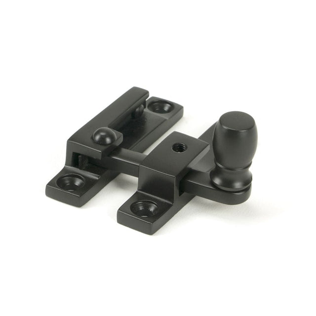 From The Anvil Window Furniture Aged Bronze / Sash Window Quadrant Fasteners / Yes From The Anvil - Aged Bronze Mushroom Quadrant Fastener - Narrow