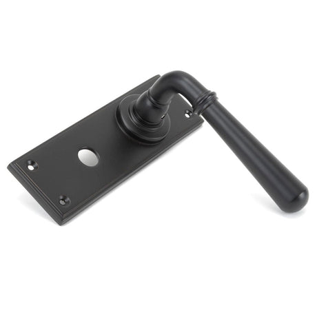 From The Anvil Door Furniture Aged Bronze / Bathroom Lock Handles From The Anvil - Aged Bronze Newbury Lever Bathroom Set