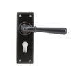From The Anvil Door Furniture Aged Bronze / Euro Profile Lock Handles From The Anvil - Aged Bronze Newbury Lever Euro Lock Set